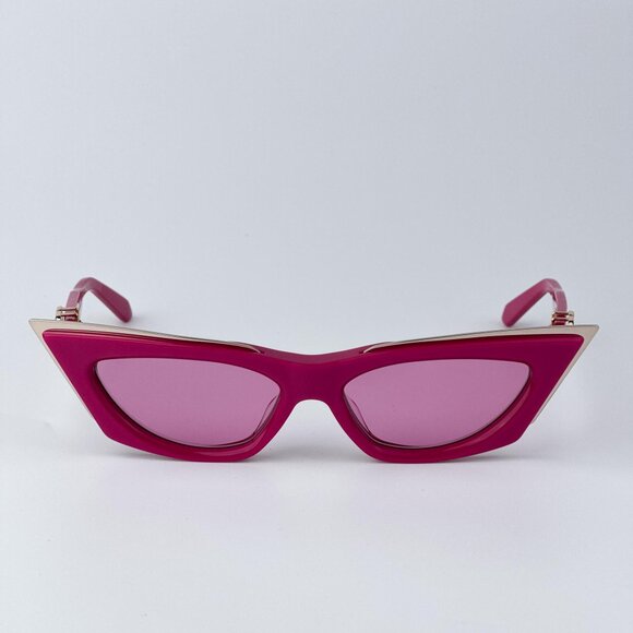 Valentino Women BRAND NEW Sunglasses Pink Gold Cat Eye V - GOLDCUT - I VLS-113C main image 8